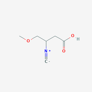 molecular formula C6H9NO3 B037970 3-Isocyano-4-methoxybutanoic acid CAS No. 119637-68-2