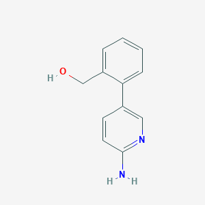 [2-(6-aminopyridin-3-yl)phenyl]methanol