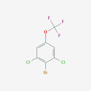 2-Bromo-1,3-dichloro-5-(trifluoromethoxy)benzene