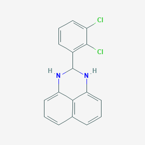 molecular formula C17H12Cl2N2 B379710 2-(2,3-dichlorophenyl)-2,3-dihydro-1H-perimidine 