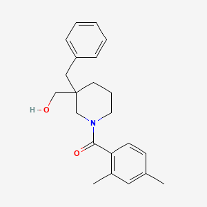 [3-benzyl-1-(2,4-dimethylbenzoyl)-3-piperidinyl]methanol