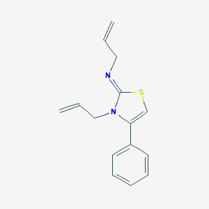 molecular formula C15H16N2S B379720 N-allyl-N-(3-allyl-4-phenyl-1,3-thiazol-2(3H)-ylidene)amine 