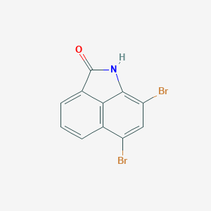 molecular formula C11H5Br2NO B379721 6,8-Dibromo-1H-benzo[cd]indol-2-one CAS No. 31211-21-9