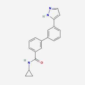 N-cyclopropyl-3'-(1H-pyrazol-3-yl)-3-biphenylcarboxamide