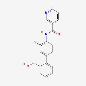 N-[2'-(hydroxymethyl)-3-methylbiphenyl-4-yl]nicotinamide