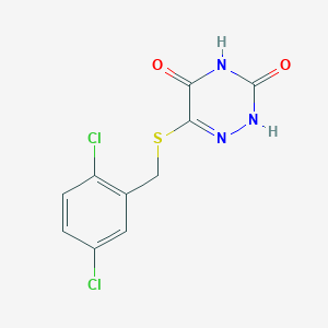 6-[(2,5-dichlorobenzyl)sulfanyl]-1,2,4-triazine-3,5(2H,4H)-dione