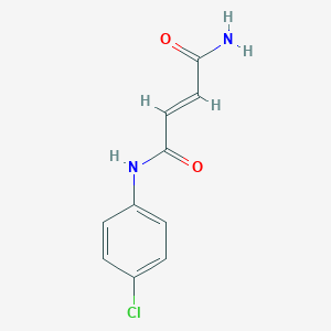 molecular formula C10H9ClN2O2 B379749 N~1~-(4-chlorophenyl)-2-butenediamide 