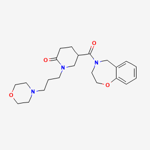 5-(2,3-dihydro-1,4-benzoxazepin-4(5H)-ylcarbonyl)-1-[3-(4-morpholinyl)propyl]-2-piperidinone