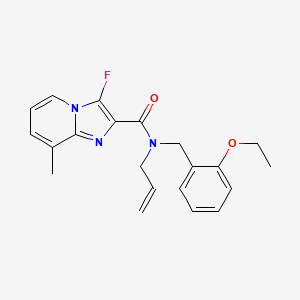 N-allyl-N-(2-ethoxybenzyl)-3-fluoro-8-methylimidazo[1,2-a]pyridine-2-carboxamide