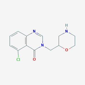 5-Chloro-3-(morpholin-2-ylmethyl)quinazolin-4-one