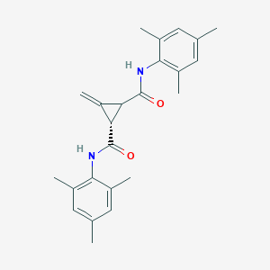 molecular formula C24H28N2O2 B379757 N~1~,N~2~-dimesityl-3-methylene-1,2-cyclopropanedicarboxamide 