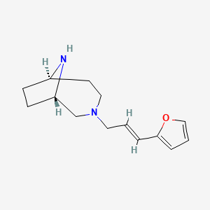 rel-(1S,6R)-3-[(2E)-3-(2-furyl)-2-propen-1-yl]-3,9-diazabicyclo[4.2.1]nonane dihydrochloride