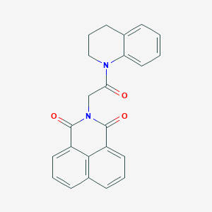 2-(2-(3,4-dihydroquinolin-1(2H)-yl)-2-oxoethyl)-1H-benzo[de]isoquinoline-1,3(2H)-dione