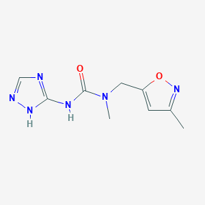 1-methyl-1-[(3-methyl-1,2-oxazol-5-yl)methyl]-3-(1H-1,2,4-triazol-5-yl)urea