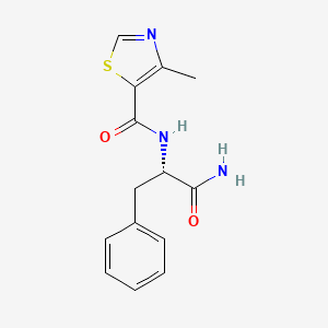 N-[(4-methyl-1,3-thiazol-5-yl)carbonyl]-L-phenylalaninamide