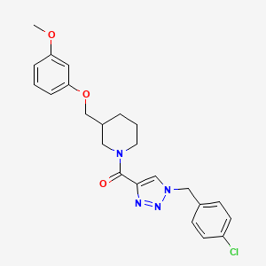 1-{[1-(4-chlorobenzyl)-1H-1,2,3-triazol-4-yl]carbonyl}-3-[(3-methoxyphenoxy)methyl]piperidine