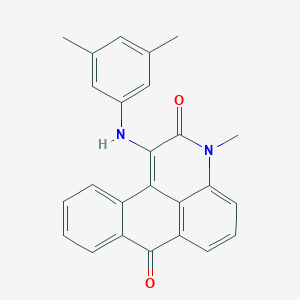 1-((3,5-dimethylphenyl)amino)-3-methyl-2H-naphtho[1,2,3-de]quinoline-2,7(3H)-dione