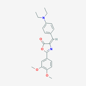 4-[4-(diethylamino)benzylidene]-2-(3,4-dimethoxyphenyl)-1,3-oxazol-5(4H)-one