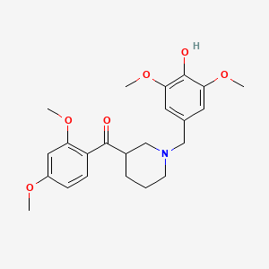 (2,4-dimethoxyphenyl)[1-(4-hydroxy-3,5-dimethoxybenzyl)-3-piperidinyl]methanone