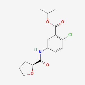 isopropyl 2-chloro-5-{[(2S)-tetrahydrofuran-2-ylcarbonyl]amino}benzoate