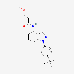 N-[1-(4-tert-butylphenyl)-4,5,6,7-tetrahydro-1H-indazol-4-yl]-3-methoxypropanamide