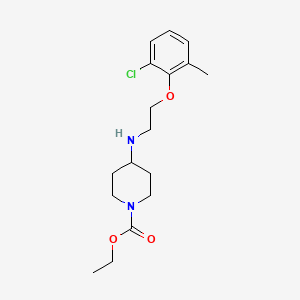 ethyl 4-{[2-(2-chloro-6-methylphenoxy)ethyl]amino}-1-piperidinecarboxylate