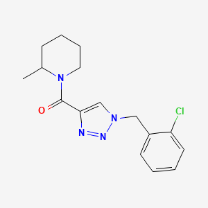 1-{[1-(2-chlorobenzyl)-1H-1,2,3-triazol-4-yl]carbonyl}-2-methylpiperidine