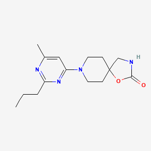 8-(6-methyl-2-propylpyrimidin-4-yl)-1-oxa-3,8-diazaspiro[4.5]decan-2-one