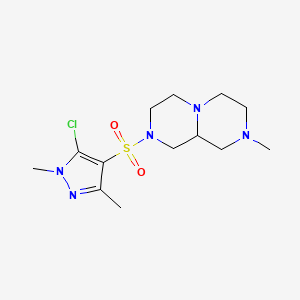 2-[(5-chloro-1,3-dimethyl-1H-pyrazol-4-yl)sulfonyl]-8-methyloctahydro-2H-pyrazino[1,2-a]pyrazine