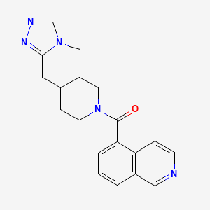 5-({4-[(4-methyl-4H-1,2,4-triazol-3-yl)methyl]piperidin-1-yl}carbonyl)isoquinoline