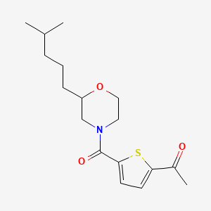 1-(5-{[2-(4-methylpentyl)-4-morpholinyl]carbonyl}-2-thienyl)ethanone