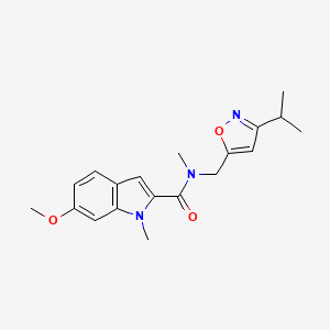 N-[(3-isopropylisoxazol-5-yl)methyl]-6-methoxy-N,1-dimethyl-1H-indole-2-carboxamide