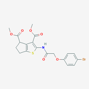 dimethyl 2-{[(4-bromophenoxy)acetyl]amino}-5,6-dihydro-4H-cyclopenta[b]thiophene-3,4-dicarboxylate