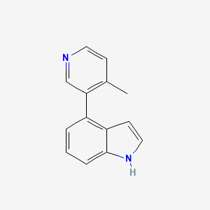 4-(4-methylpyridin-3-yl)-1H-indole