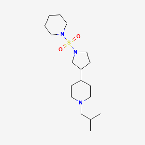 1-isobutyl-4-[1-(1-piperidinylsulfonyl)-3-pyrrolidinyl]piperidine