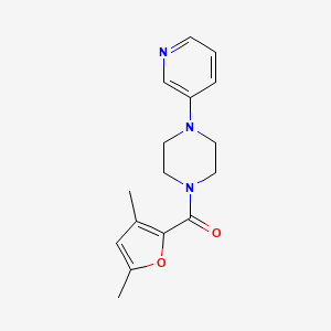 1-(3,5-dimethyl-2-furoyl)-4-(3-pyridinyl)piperazine trifluoroacetate