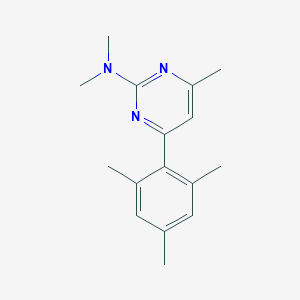 4-mesityl-N,N,6-trimethyl-2-pyrimidinamine