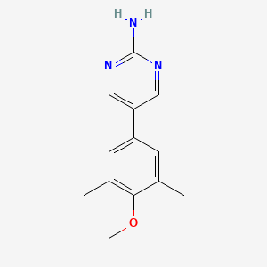 5-(4-methoxy-3,5-dimethylphenyl)pyrimidin-2-amine