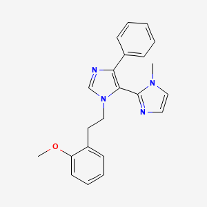 3'-[2-(2-methoxyphenyl)ethyl]-1-methyl-5'-phenyl-1H,3'H-2,4'-biimidazole