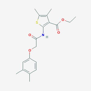 Ethyl 2-{[(3,4-dimethylphenoxy)acetyl]amino}-4,5-dimethylthiophene-3-carboxylate