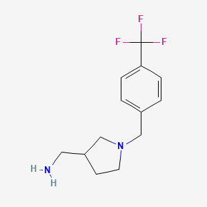 ({1-[4-(trifluoromethyl)benzyl]-3-pyrrolidinyl}methyl)amine dihydrochloride