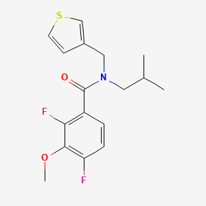 2,4-difluoro-N-isobutyl-3-methoxy-N-(3-thienylmethyl)benzamide