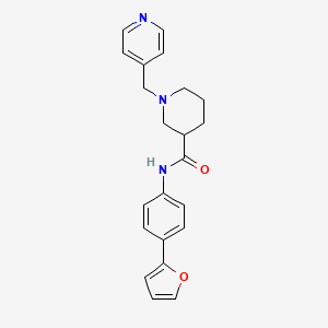 N-[4-(2-furyl)phenyl]-1-(4-pyridinylmethyl)-3-piperidinecarboxamide