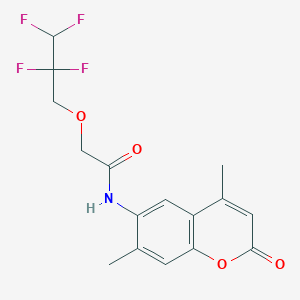 N-(4,7-dimethyl-2-oxo-2H-chromen-6-yl)-2-(2,2,3,3-tetrafluoropropoxy)acetamide