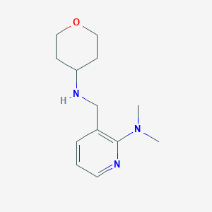 N,N-dimethyl-3-[(oxan-4-ylamino)methyl]pyridin-2-amine