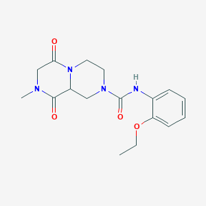 N-(2-ethoxyphenyl)-8-methyl-6,9-dioxooctahydro-2H-pyrazino[1,2-a]pyrazine-2-carboxamide