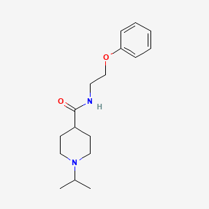 1-isopropyl-N-(2-phenoxyethyl)piperidine-4-carboxamide