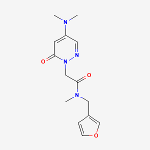 2-[4-(dimethylamino)-6-oxo-1(6H)-pyridazinyl]-N-(3-furylmethyl)-N-methylacetamide