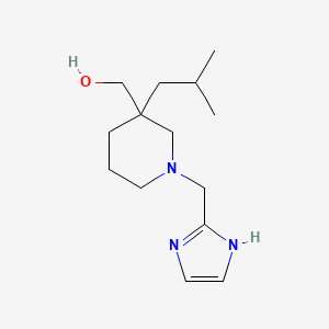 [1-(1H-imidazol-2-ylmethyl)-3-isobutylpiperidin-3-yl]methanol