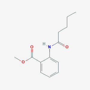 molecular formula C13H17NO3 B379907 Methyl 2-valerylaminobenzoate 